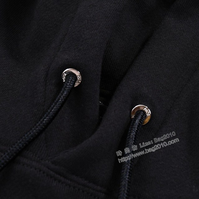 Dior專櫃迪奧2023FW新款刺繡拉絨連帽衛衣 男女同款 tzy3035